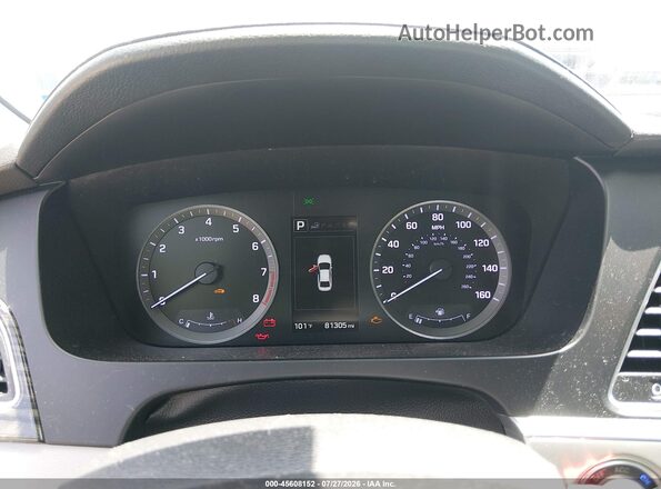 5NPE34AF4GH345777 2016 HYUNDAI SONATA Черный Вид задних сидений