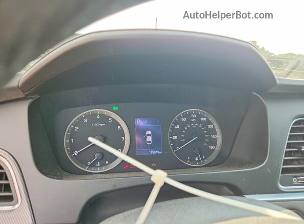 5NPE34AF4GH363731 2016 HYUNDAI SONATA Black Սարքավորումների վահանակի տեսք