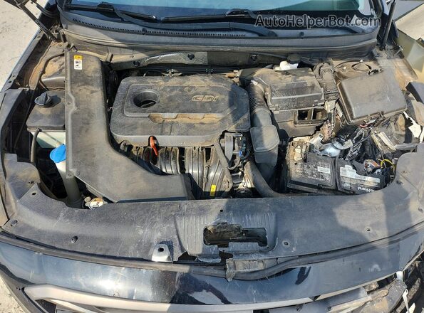 5NPE34AF4GH363731 2016 HYUNDAI SONATA Black Սալոնի հետևի տեսք