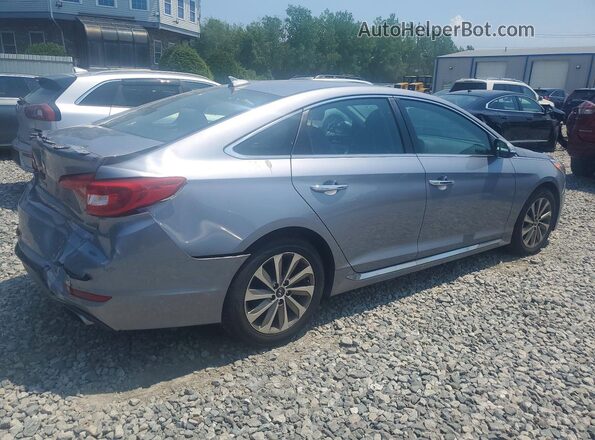 5NPE34AF4GH376236 2016 HYUNDAI SONATA Серый Задняя правая четверть