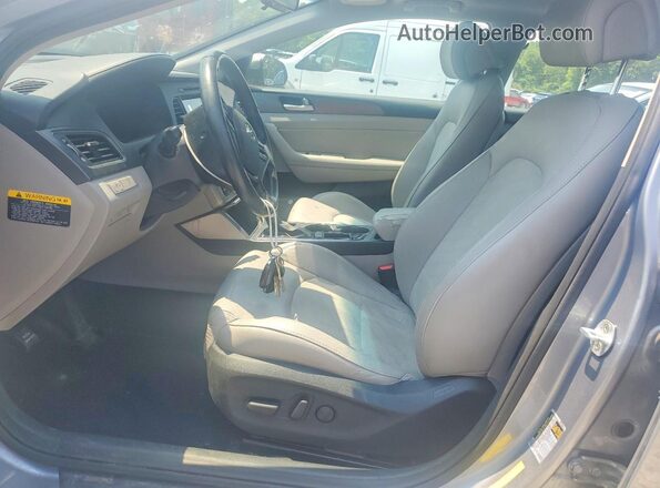 5NPE34AF4GH376236 2016 HYUNDAI SONATA Серый Вид салона спереди
