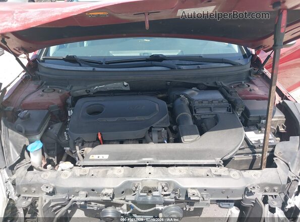 5NPE34AF4GH412992 2016 HYUNDAI SONATA Red Rear view