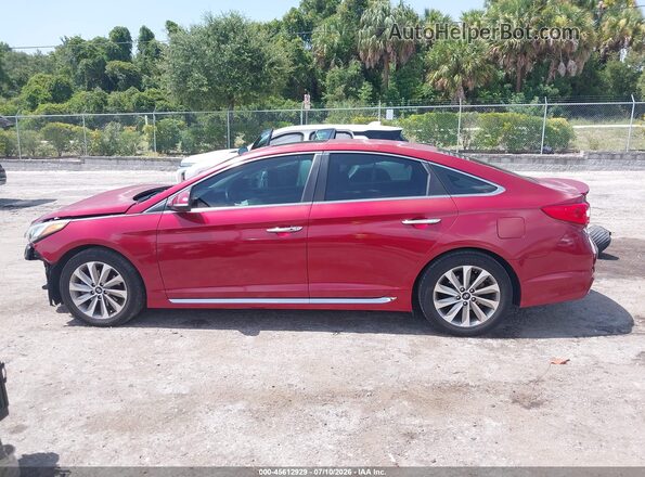 5NPE34AF4GH412992 2016 HYUNDAI SONATA Red 360 interior view