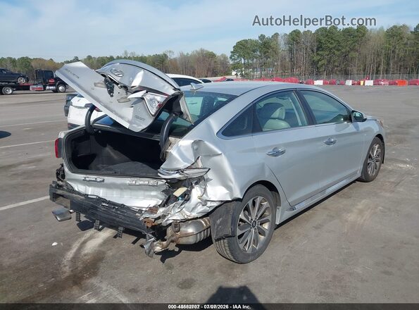 5NPE34AF4GH424155 2016 HYUNDAI SONATA Silver Trasero derecho