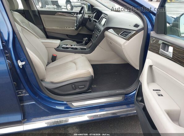 5NPE34AF4GH426634 2016 HYUNDAI SONATA Blue Front interior view