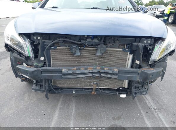 5NPE34AF4GH426634 2016 HYUNDAI SONATA Blue Front view