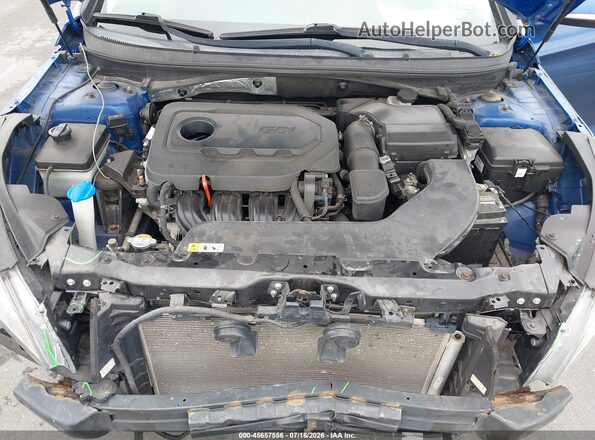 5NPE34AF4GH426634 2016 HYUNDAI SONATA Blue Rear view