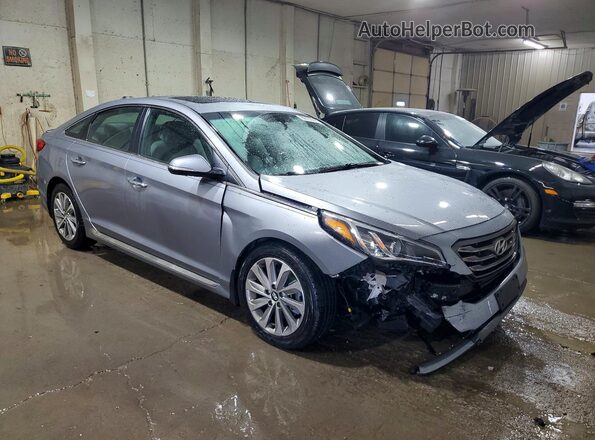 5NPE34AF4HH445301 2017 HYUNDAI SONATA Silver წინა მარჯვენა