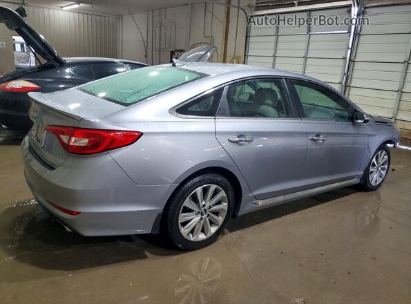 5NPE34AF4HH445301 2017 HYUNDAI SONATA Silver უკანა მარჯვენა