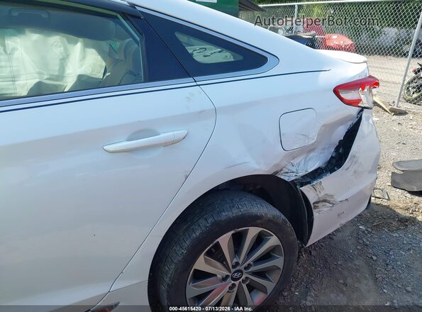 5NPE34AF4HH451485 2017 HYUNDAI SONATA White Widok z przodu