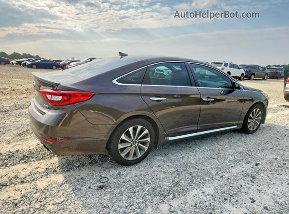 5NPE34AF4HH472661 2017 HYUNDAI SONATA Brown Tył prawy