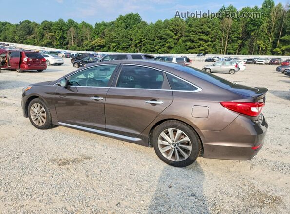 5NPE34AF4HH472661 2017 HYUNDAI SONATA Brown Tył lewy