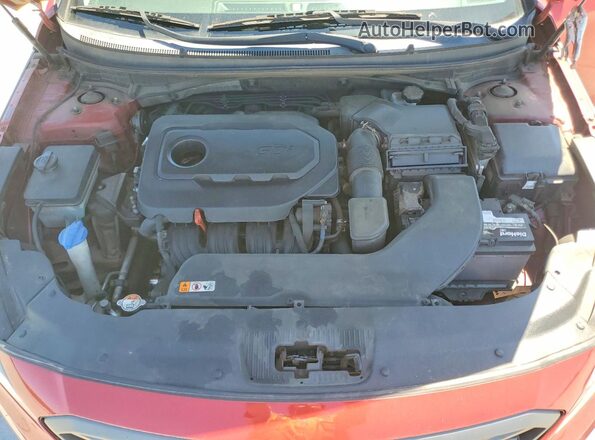 5NPE34AF4HH500426 2017 HYUNDAI SONATA Red Vista interior trasera