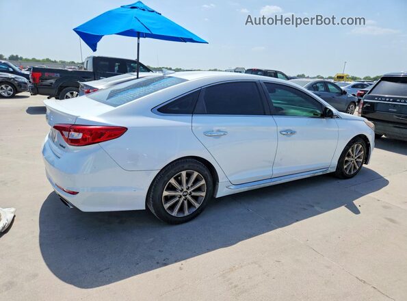 5NPE34AF4HH545947 2017 HYUNDAI SONATA White Tył prawy