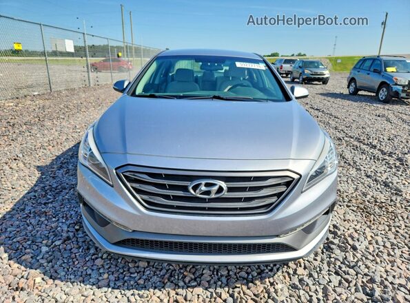 5NPE34AF4HH558424 2017 HYUNDAI SONATA Silver წინა ხედი