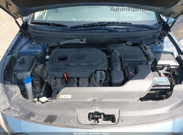 5NPE34AF4HH571030 2017 HYUNDAI SONATA Синий Вид сзади