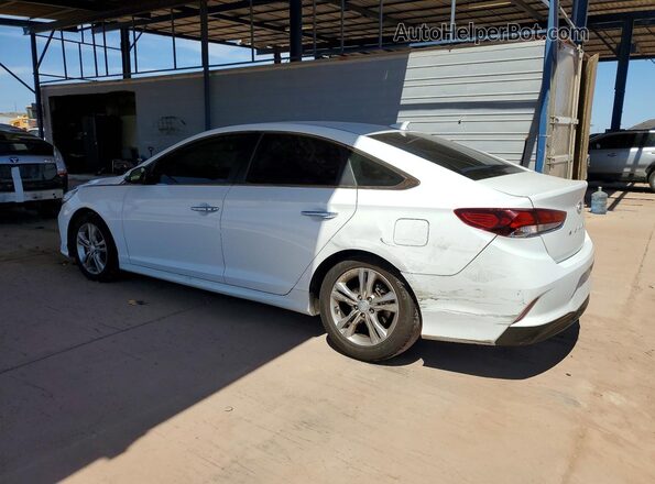 5NPE34AF4JH597472 2018 HYUNDAI SONATA White Tył lewy