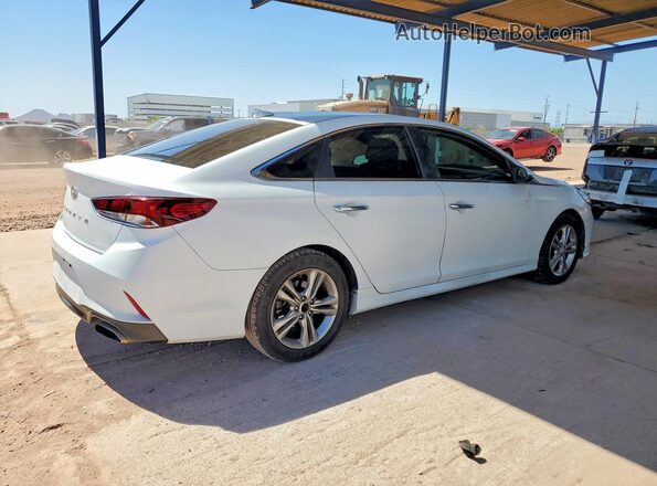 5NPE34AF4JH597472 2018 HYUNDAI SONATA White Tył prawy