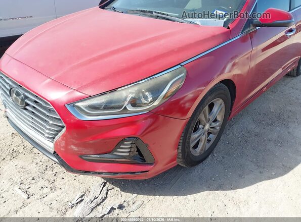 5NPE34AF4JH618434 2018 HYUNDAI SONATA Красный 