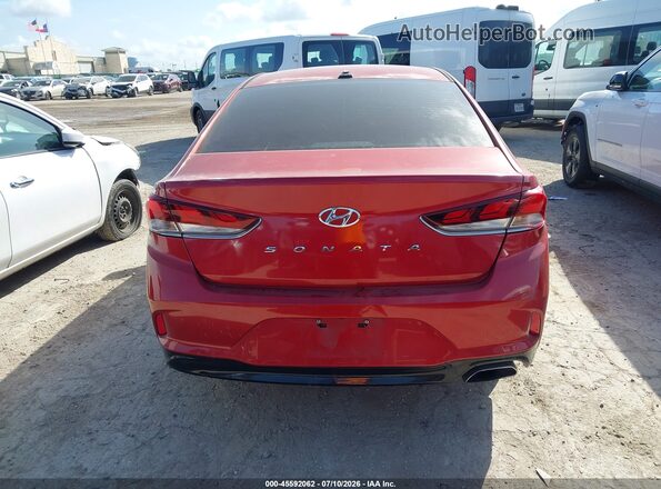 5NPE34AF4JH618434 2018 HYUNDAI SONATA Красный 