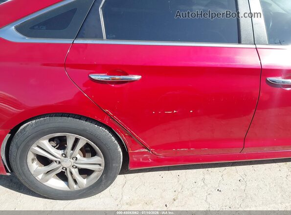 5NPE34AF4JH618434 2018 HYUNDAI SONATA Красный 