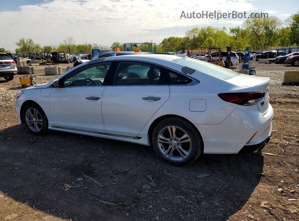 5NPE34AF4JH646864 2018 HYUNDAI SONATA White Задня ліва чверть