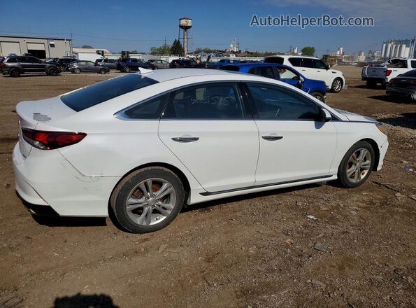 5NPE34AF4JH646864 2018 HYUNDAI SONATA White Задня права чверть