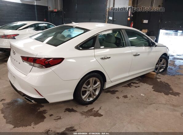 5NPE34AF4JH647531 2018 HYUNDAI SONATA Белый Задняя правая четверть