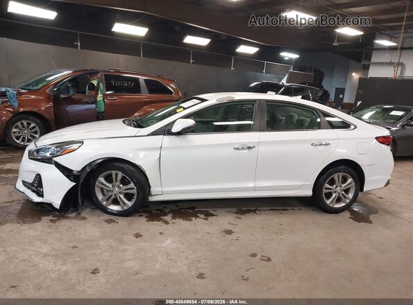 5NPE34AF4JH647531 2018 HYUNDAI SONATA Белый Панорамный вид салона 360°