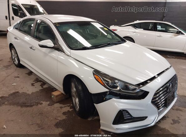 5NPE34AF4JH647531 2018 HYUNDAI SONATA Белый Вид спереди