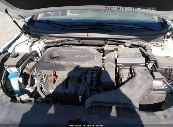5NPE34AF4JH648999 2018 HYUNDAI SONATA White Вид ззаду