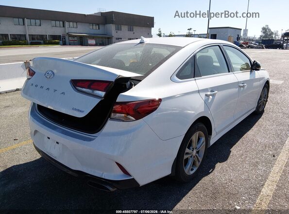 5NPE34AF4JH648999 2018 HYUNDAI SONATA White Задня права чверть