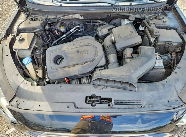 5NPE34AF4JH650798 2018 HYUNDAI SONATA Black უკანა სალონის ხედი