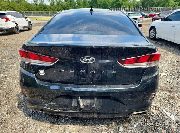 5NPE34AF4JH650798 2018 HYUNDAI SONATA Black უკანა ხედი