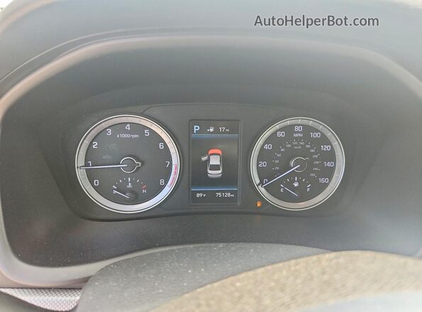 5NPE34AF4JH655578 2018 HYUNDAI SONATA Silver Vista del cuadro de instrumentos