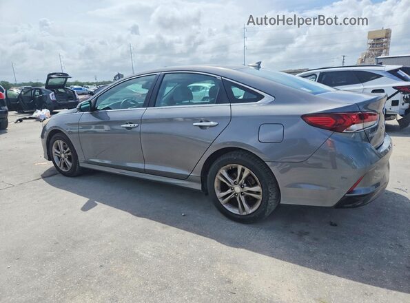 5NPE34AF4JH655578 2018 HYUNDAI SONATA Silver Trasero izquierdo