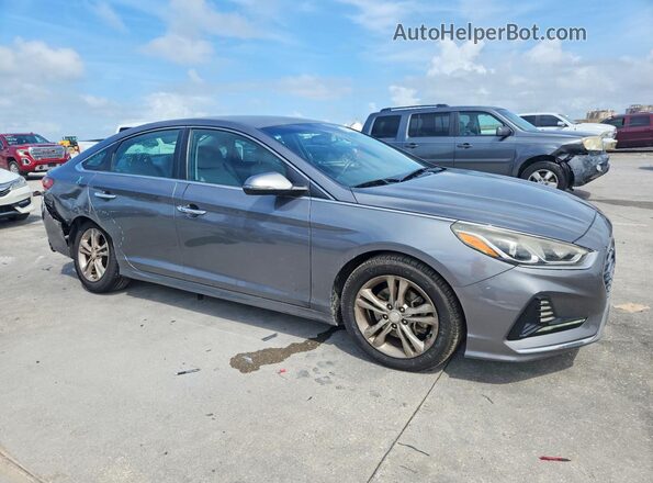 5NPE34AF4JH655578 2018 HYUNDAI SONATA Silver Delantero derecho