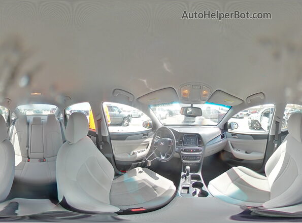 5NPE34AF4JH655578 2018 HYUNDAI SONATA Silver Vista de la etiqueta del VIN