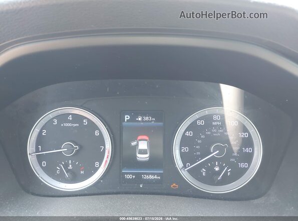 5NPE34AF4JH656567 2018 HYUNDAI SONATA Red Вид задніх сидінь