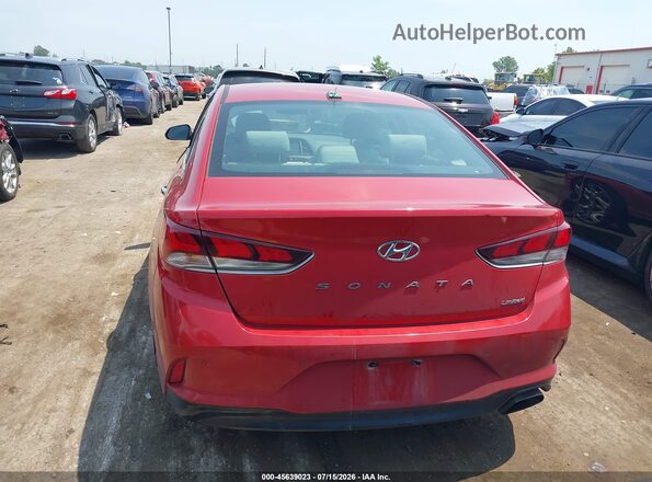 5NPE34AF4JH656567 2018 HYUNDAI SONATA Red 