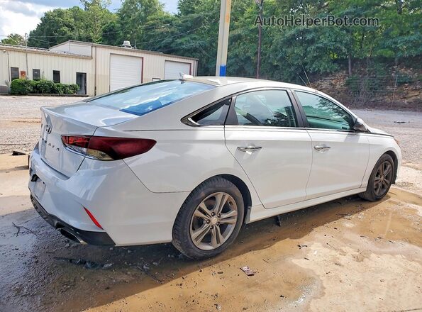 5NPE34AF4JH673255 2018 HYUNDAI SONATA Белый Задняя правая четверть