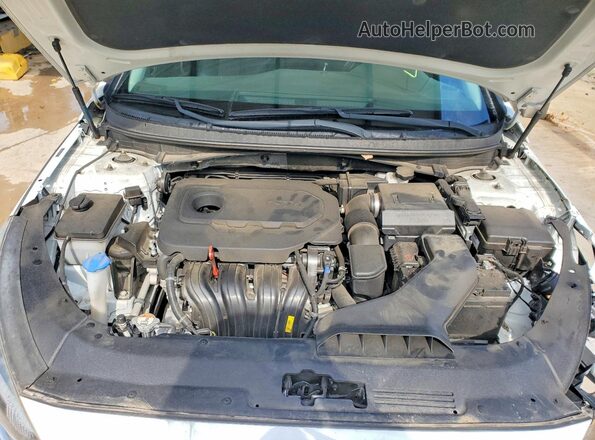 5NPE34AF4JH673255 2018 HYUNDAI SONATA Белый Вид задней части салона