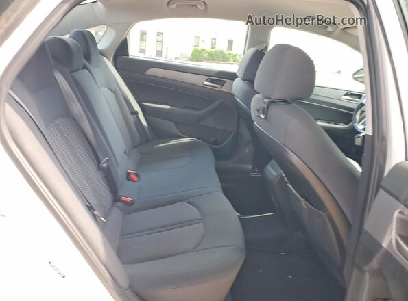 5NPE34AF4JH673255 2018 HYUNDAI SONATA Белый Вид задних сидений