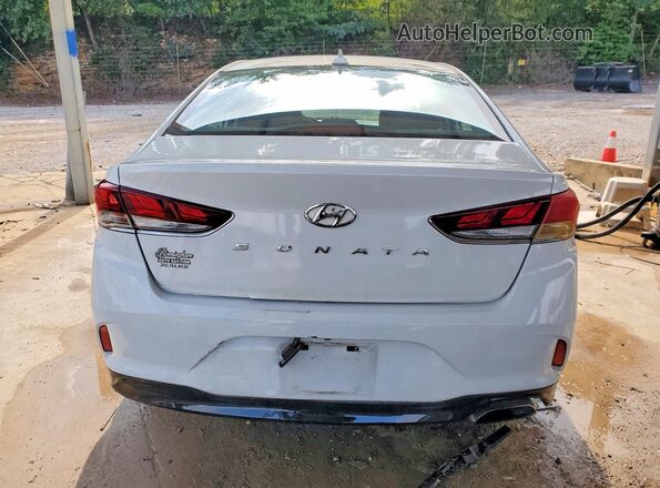 5NPE34AF4JH673255 2018 HYUNDAI SONATA Белый Вид сзади