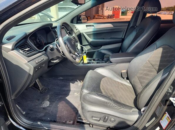 5NPE34AF4JH701104 2018 HYUNDAI SONATA Black Vista interior delantera