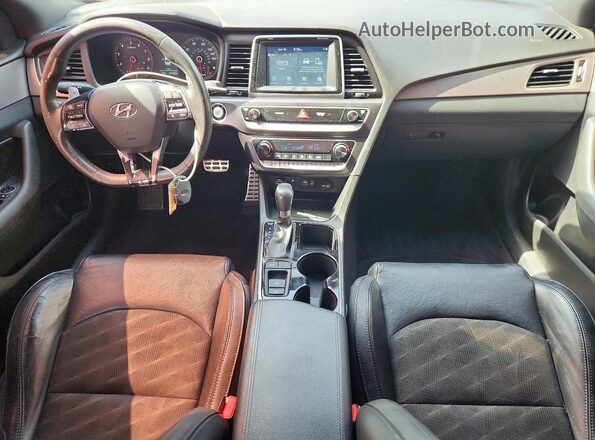 5NPE34AF4JH701104 2018 HYUNDAI SONATA Black Vista del salpicadero