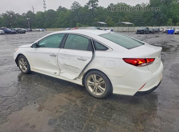 5NPE34AF4KH746724 2019 HYUNDAI SONATA White Հետևի ձախ