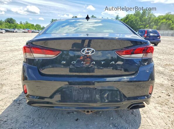 5NPE34AF4KH750160 2019 HYUNDAI SONATA Black Widok z tyłu