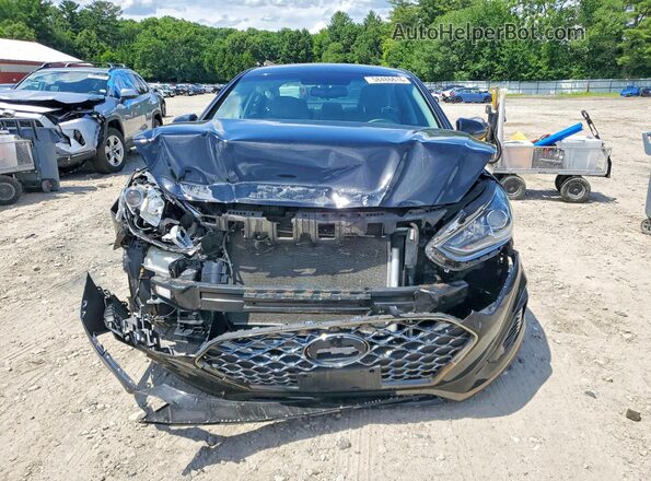 5NPE34AF4KH750160 2019 HYUNDAI SONATA Black Widok z przodu