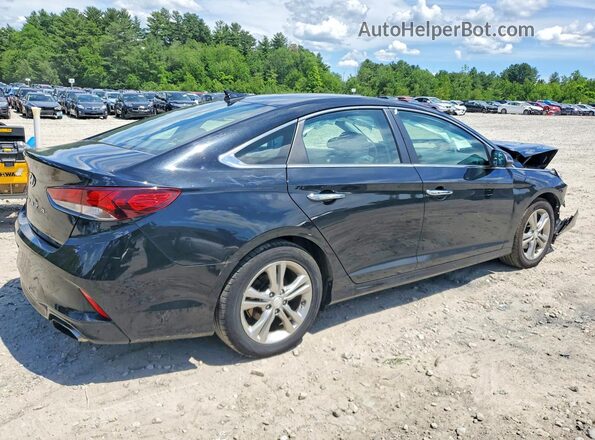 5NPE34AF4KH750160 2019 HYUNDAI SONATA Black Tył prawy
